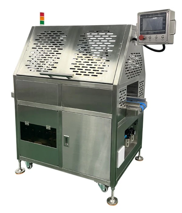 Fresh Meat Vacuum Or Gas Injection Online Auto Sleeve Machine